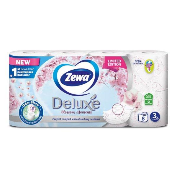 Zewa Deluxe Toalettpapír 3r.Limited 8tek