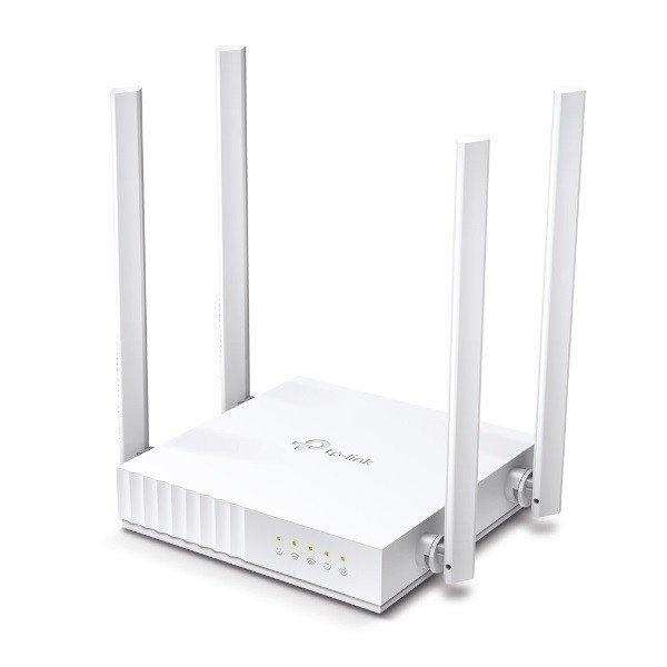 TP-LINK Wireless Router Dual Band AC750 1xWAN(100Mbps) + 4xLAN(100Mbps), Archer
C24