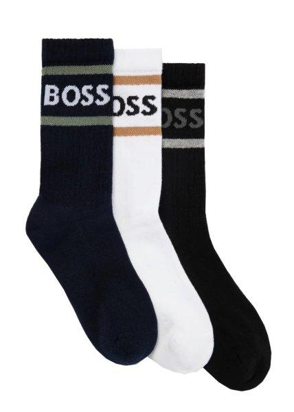 Hugo Boss 3 PACK - férfi zokni BOSS 50469371-966 39-42