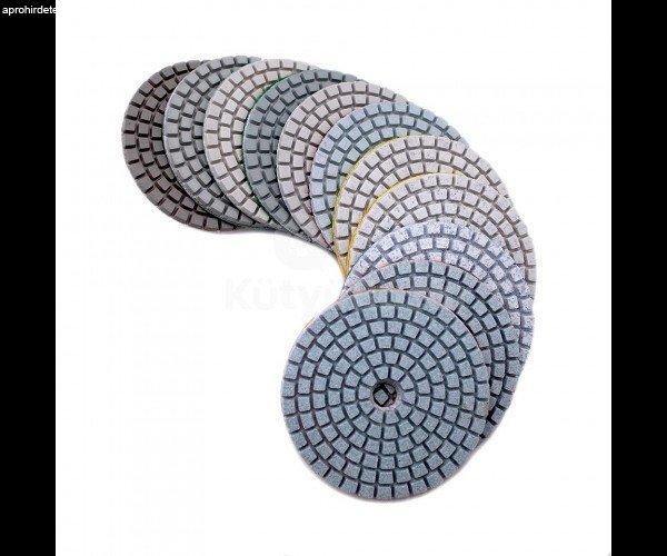 Gyémánt polírozó korong, polírkorong, 8 cm 100-as