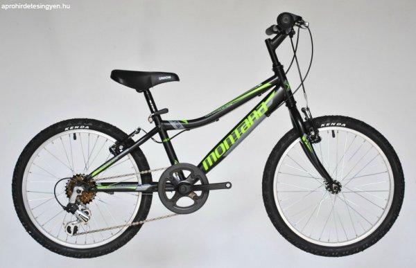 Trans Montana Junior 20 MTB kerékpár matt fekete-zöld