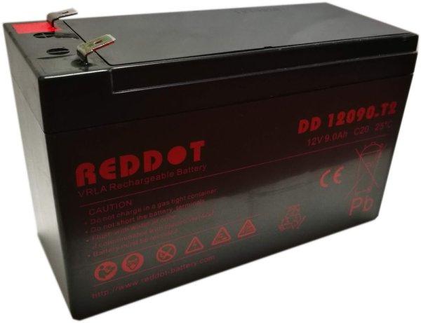 RedDot DD12090 12V 9Ah gondozásmentes AGM akkumulátor T2 (szünetmentes
tápegységekbe)