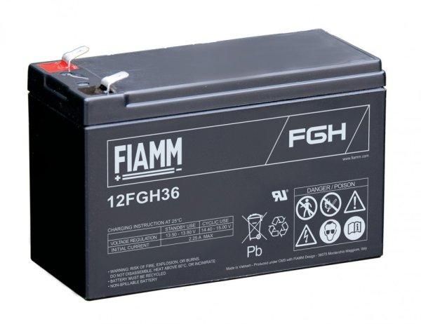 Fiamm 12FGH36 12V 9Ah nagy kisütőáramú ipari zárt (zselés)
ólomakkumulátor