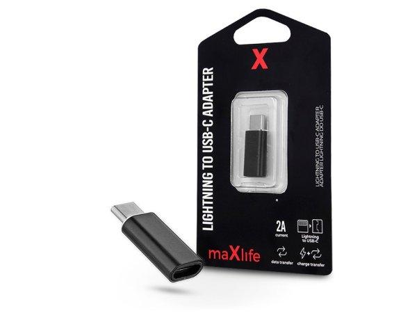 Maxlife Lightning - USB Type-C adapter - Maxlife Lightning To USB-C Adapter - 2A
- fekete