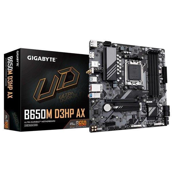 Gigabyte B650M D3HP AX Alaplap, AMD B650, AM5, 4xDDR5, mATX