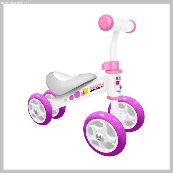Lábbal hajtható sétáló bicikli rózsaszín 822511