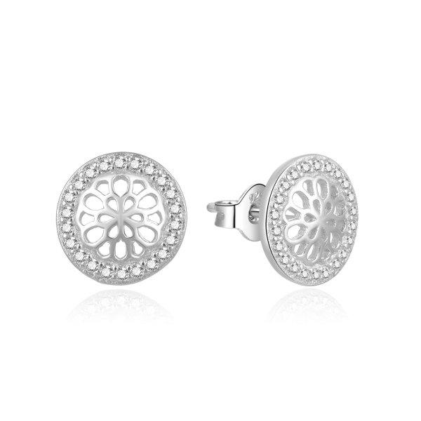 MOISS Gyönyörű ezüst fülbevaló cirkónium
kővel E0002354