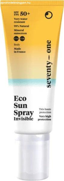 SeventyOne Láthatatlan fényvédő spray SPF 50+ (Invisible
Sun Spray) 100 ml