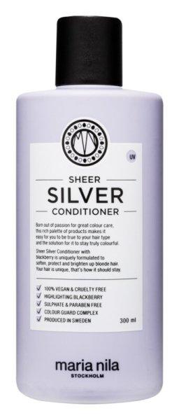 Maria Nila Hidratáló kondicionáló a sárga hajszín
semlegesítésére Sheer Silver (Conditioner) 300 ml