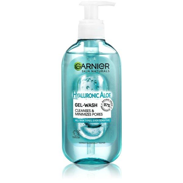 Garnier Tisztító gél minden bőrtípusra Hyaluronic Aloe
Gel Wash 200 ml