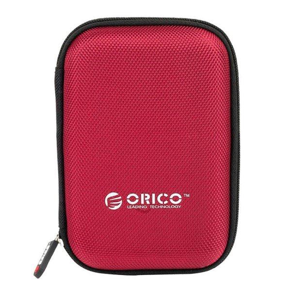 Orico merevlemez ház és GSM tartozékok (piros)