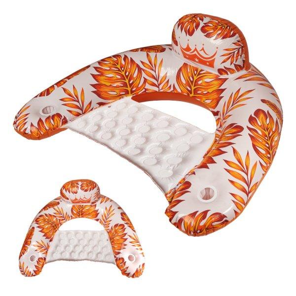 Felfújható úszó fotel - narancs