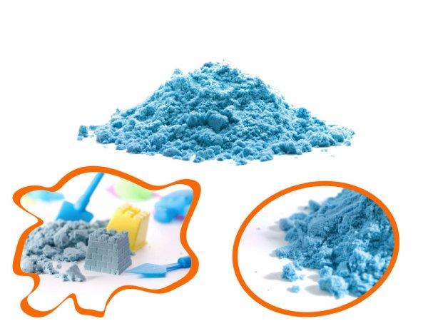 Kinetikus homok 1kg zsákban kék