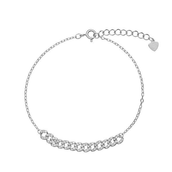 AGAIN Jewelry Trendi ezüst karkötő cirkónium kövekkel
AJNR0008