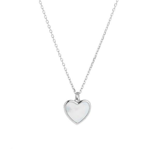 AGAIN Jewelry Gyengéd ezüst nyaklánc Szív gyönggyel
AJNA0031 (lánc, medál)