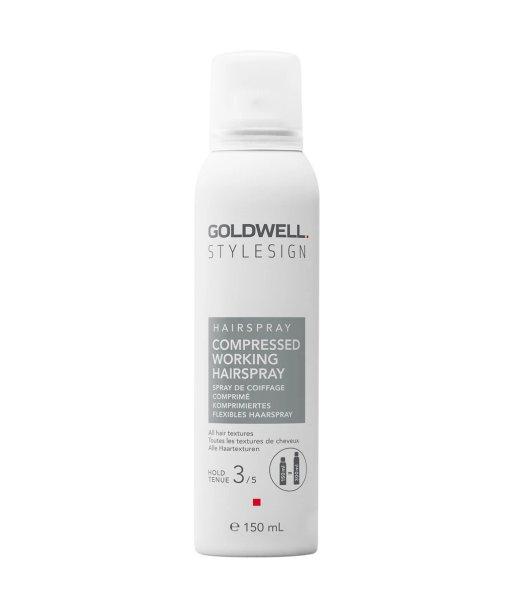 Goldwell Hajlakk közepes rögzítéssel Stylesign Hairspray
(Compressed Working Hairspray) 150 ml