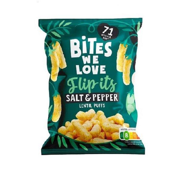 Bites We Love vegán sós-borsos lencse chips BIO 18g Szavatossági idő:
2025-03-08