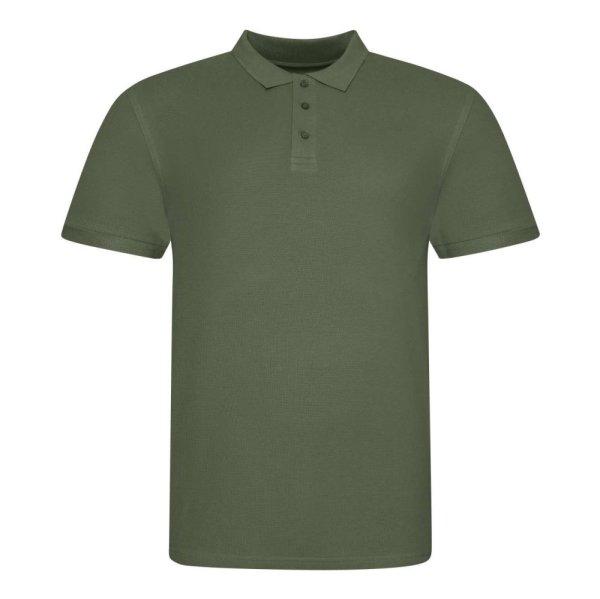 JP100 mikropiké unisex galléros póló Just Polos, Earthy Green-M