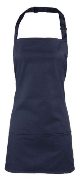 PR159 COLOURS nyakba akasztható rövid kötény tablettartó zsebbel Premier,
Navy-U