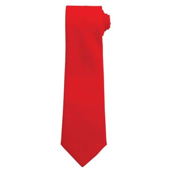PR700 egyszerű megkötős nyakkendő, 144 cm-es Premier, Red-U