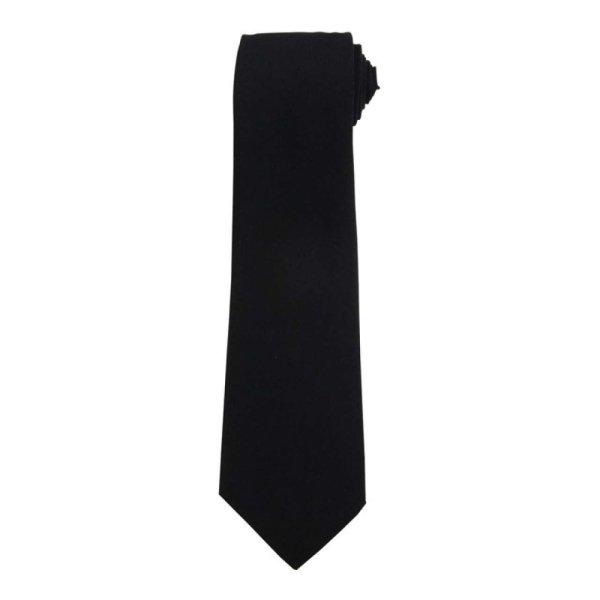 PR700 egyszerű megkötős nyakkendő, 144 cm-es Premier, Black-U