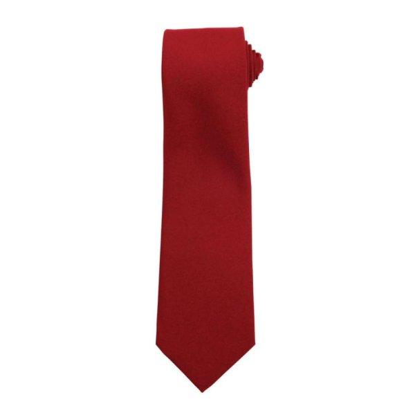 PR700 egyszerű megkötős nyakkendő, 144 cm-es Premier, Burgundy-U