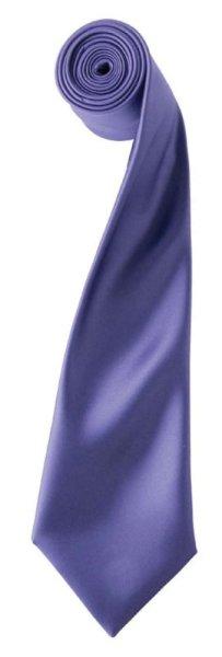 PR750 szatén 144 cm-es férfi nyakkendő Premier, Purple-U