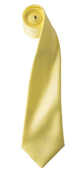 PR750 szatén 144 cm-es férfi nyakkendő Premier, Lemon-U