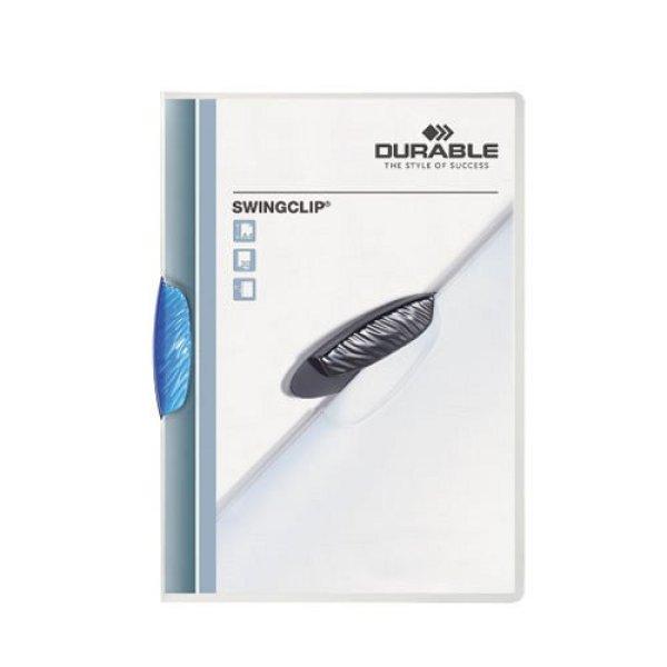 Klipmappa A/4 Durable Swingclip 2260 kék