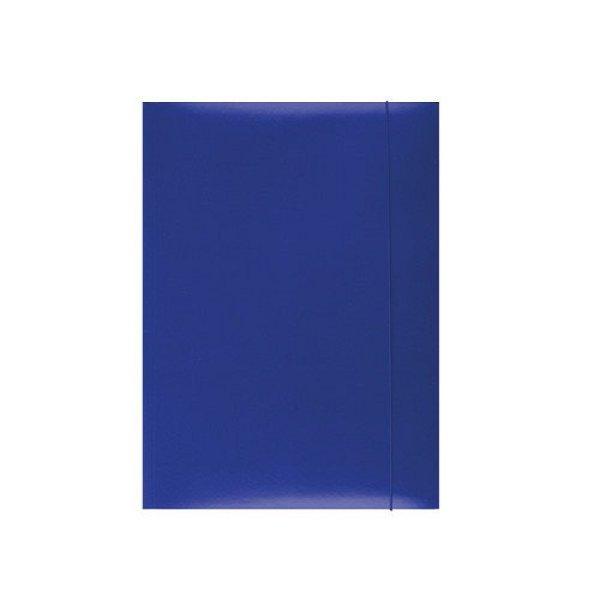 Iratgyűjtő gumis A/4 karton OFFICE PRODUCTS kék