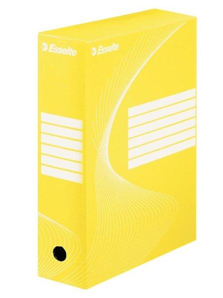 Archiválódoboz, 100 mm Esselte Boxy Color 12842.. sárga