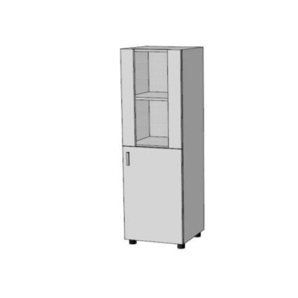 Szekrény 4 rendezős F-4R.24-40, 40x40x143 J cseresznyefa