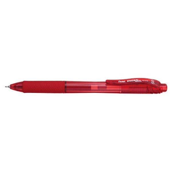 Rollerirón zselés tűhegyű Pentel EnerGel 0,5 BLN105-CX piros