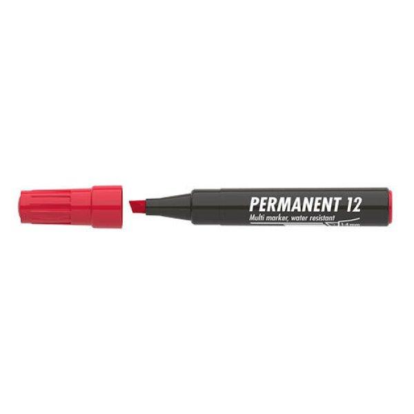 Marker permanent ICO 12 1-4mm piros