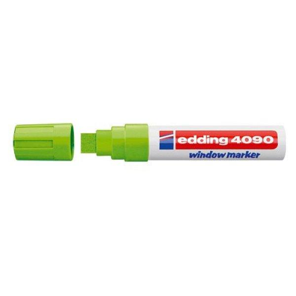 Üvegreíró marker Edding 4090 vastag neonsárga