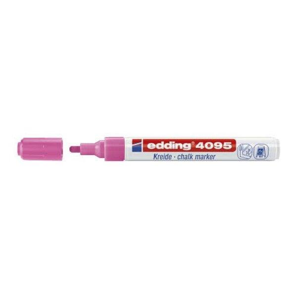 Üvegreíró marker Edding 4095 vékony neonpink