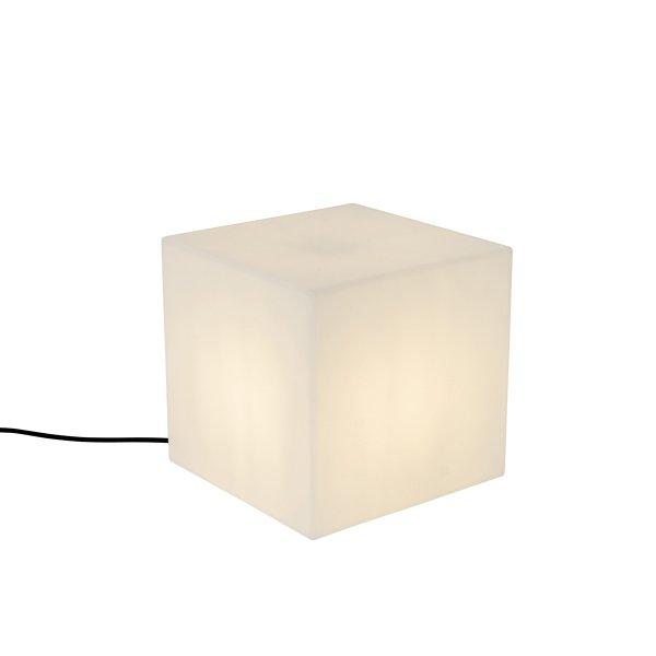 Modern kültéri lámpa fehér 30 cm négyzet IP44 - Nura