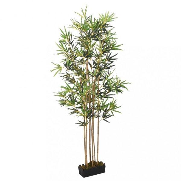 Zöld mű bambuszfa 828 levéllel 150 cm