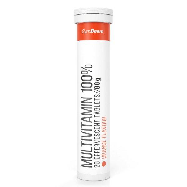 GymBeam Multivitamin 100% 20 pezsgőtabletta narancs