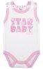 Scamp Ujjatlan baba kombidresz (80) - Star Baby rzsaszn