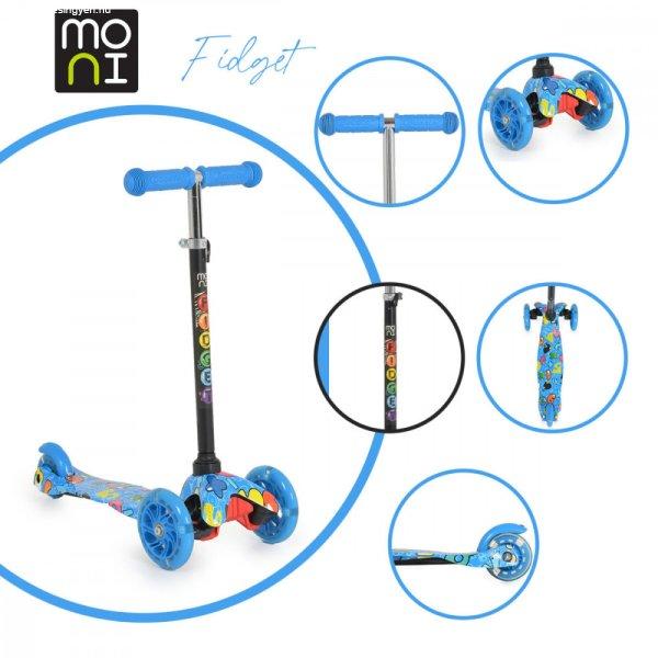 Moni Fidget 3 kerekű roller 3 év+ - kék