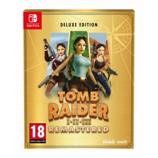 Tomb Raider I-III Remastered Starring Lara Croft (Deluxe Kiadás) - Switch