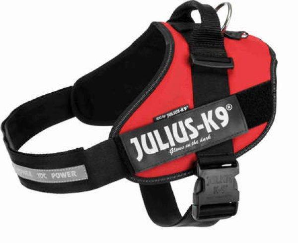 Julius-K9 IDC piros powerhám kutyáknak (40-70 kg, 82-112 cm)