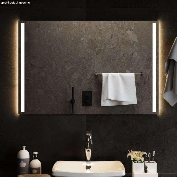 vidaXL LED-es fürdőszobatükör 90x60 cm
