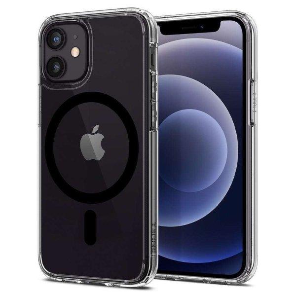 Apple iPhone 12 / 12 Pro Spigen Ultra Hybrid Mag ütésálló Magsafe tok,
Fekete