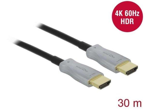 Delock Aktív optikai kábel HDMI 4K 60 Hz 30 m