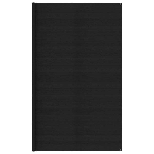 vidaXL fekete HDPE sátorszőnyeg 400 x 800 cm