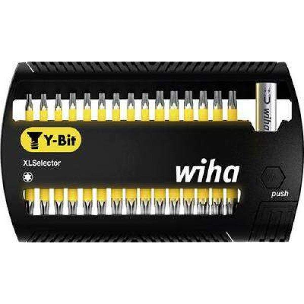 Wiha bitkészlet XLSelector Y-bit 25 mm TORX® 31 db. 1/4 ''  Wiha 41833 6,3 mm
(1/4) Hossz:25 mm 1 készlet Bitek egy műanyag dobozban