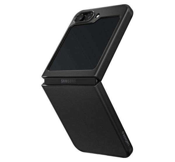 Samsung Galaxy Z Flip5 (SM-F707B), Spigen Airskin mobiltok, Fekete