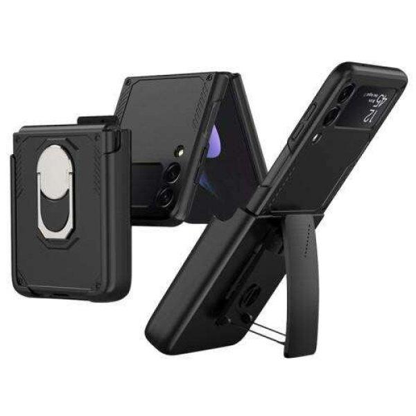 SAMSUNG Galaxy Z Flip3 5G, GKK Armour Series mobiltok, Fekete